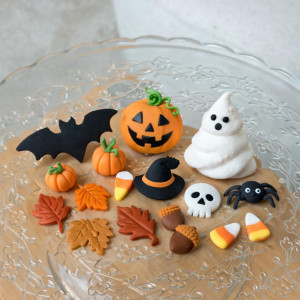 Halloweenské cupcakes s modelací