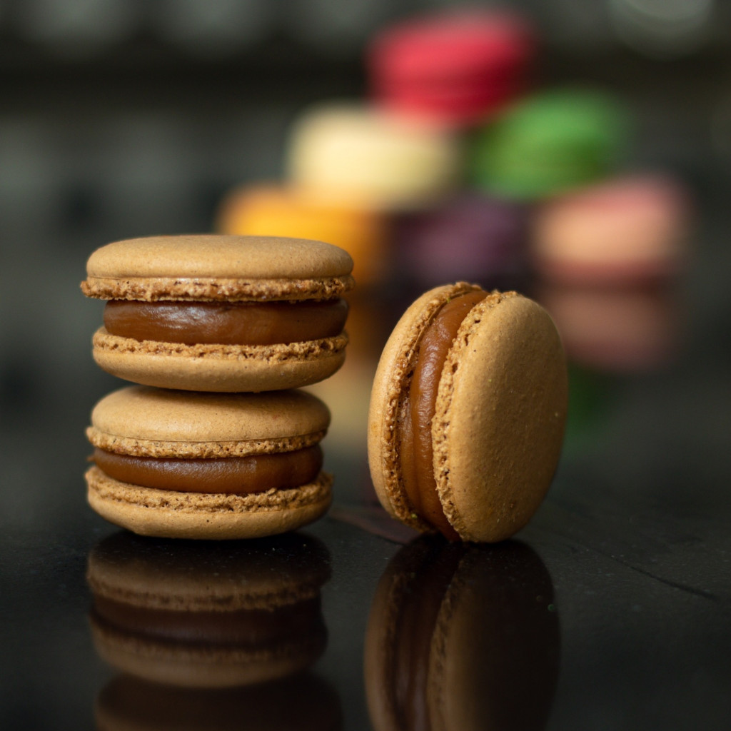 Macaron - slaný karamel