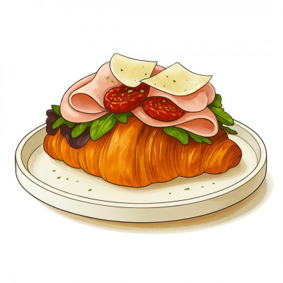 Croissant Mortadella
